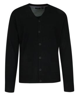 Sweter czarny zapinany na guziki, kardigan elegancki, z kieszonkami -brave soul na raty