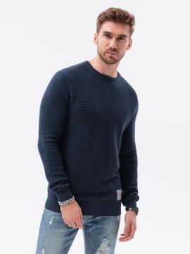 Sweter męski - ciemnoniebieski v1 e185 - xxl na raty