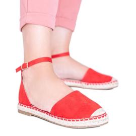 Czerwone sandały espadryle chloe star na raty