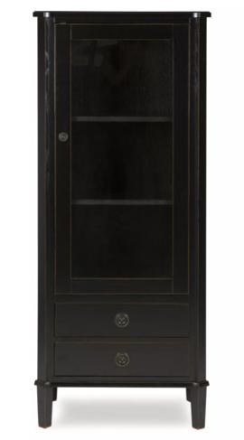 Henshaw laura ashley witryna czarna 67x42x160cm na raty