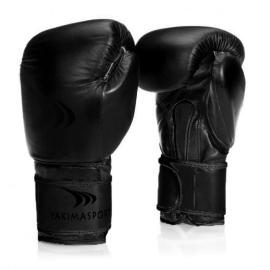 Rękawice bokserskie dla dorosłych yakimasport grand black/ matt- skóra naturalna na raty