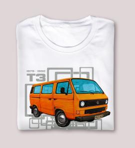 Koszulka samochód vw t3 - dla fana motoryzacji na raty