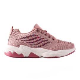 Trendi buty sportowe sneakersy fioletowe różowe na raty