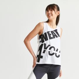 Koszulka fitness damska domyos bez rękawów na raty