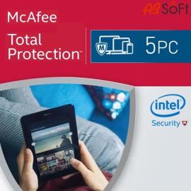 Mcafee total protection pl 5 urządzeń 1 rok na raty