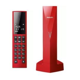 Telefon bezprzewodowy philips m3501r/34 czerwony 1,8" na raty