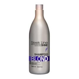 Stapiz sleek line blond shampoo szampon do włosów blond zapewniający platynowy odcień 1000ml na raty
