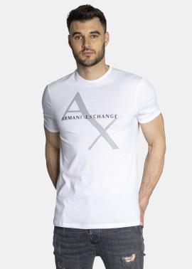 Koszulka męska biała armani exchange 8nzt76 z8h4z 1100 na raty