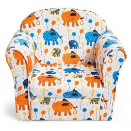 Fotel dziecięcy z rysunkami słonia 50 x 37,5 x 43 cm na raty