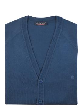 Niebieski sweter/cardigan casual sw26 na raty