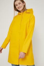 Medicine płaszcz przeciwdeszczowy damski kolor żółty przejściowy na raty