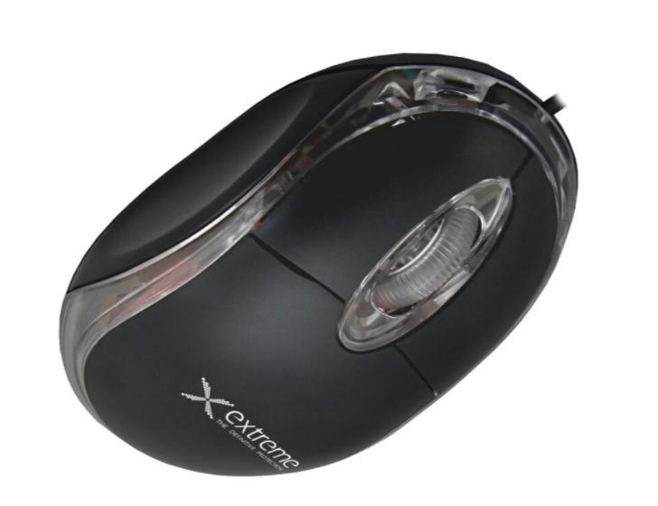 Mysz EXTREME XM102K (optyczna; 1000 DPI; kolor czarny) na raty