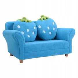 Mini sofa kanapa dla dzieci truskawka na raty