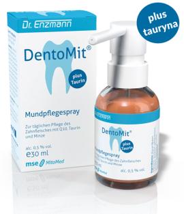 Dentomit® spray mse dr enzmann 30 ml. wsparcie tkanek dziąseł. wysyłka w 24h. oficjalny duystrybutor na raty