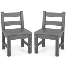 Zestaw krzesełek dla dzieci 2 sztuki 34 x 33 x 57 cm na raty