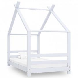 Rama łóżka dziecięcego, biała, lite drewno sosnowe, 80 x 160 cm na raty