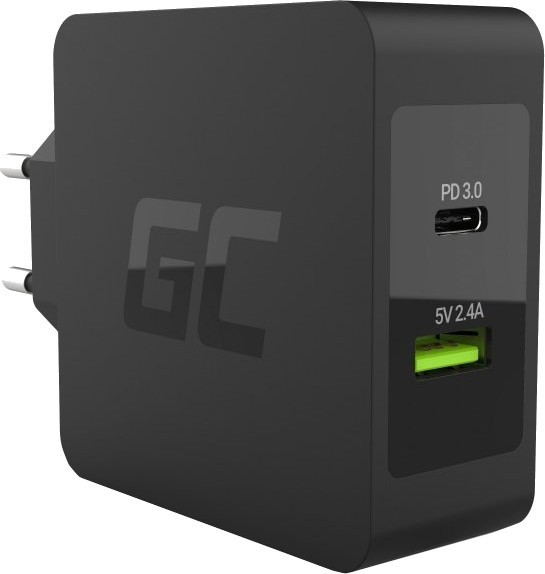 Green cell 1x usb-c 45w power delivery 1x usb + kabel usb-c na raty