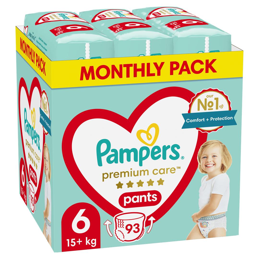 Pieluchy PAMPERS Premium PANTS MTH rozm 6 (15-25kg) 93szt na raty