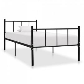 Rama łóżka, czarna, metalowa, 90 x 200 cm na raty