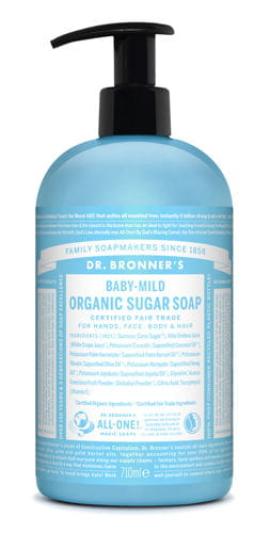 Dr. bronner's mydło organic sugar soap baby mild 710 ml na raty