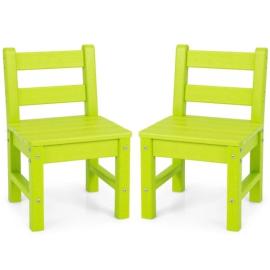 Zestaw krzesełek dla dzieci 2 sztuki 34 x 33 x 57 cm na raty
