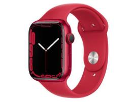 Apple watch series 7 gps + cellular, 45mm (product)red aluminium case with (product)red sport band - regular na raty
