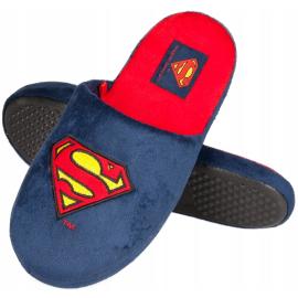Ciepłe kapcie papcie męskie klapki superman dc comics soxo miękkie pantofle męskie domowe 41-42 na raty