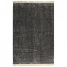 Dywan typu kilim, bawełna, 120 x 180 cm, antracytowy na raty