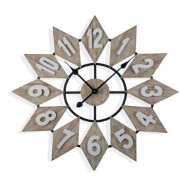 Zegar ścienny drewno mdf (5 x 70 x 70 cm) na raty