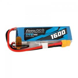 Akumulator gensace lipo 1600mah 7.4v 45c 2s1p xt60 na raty